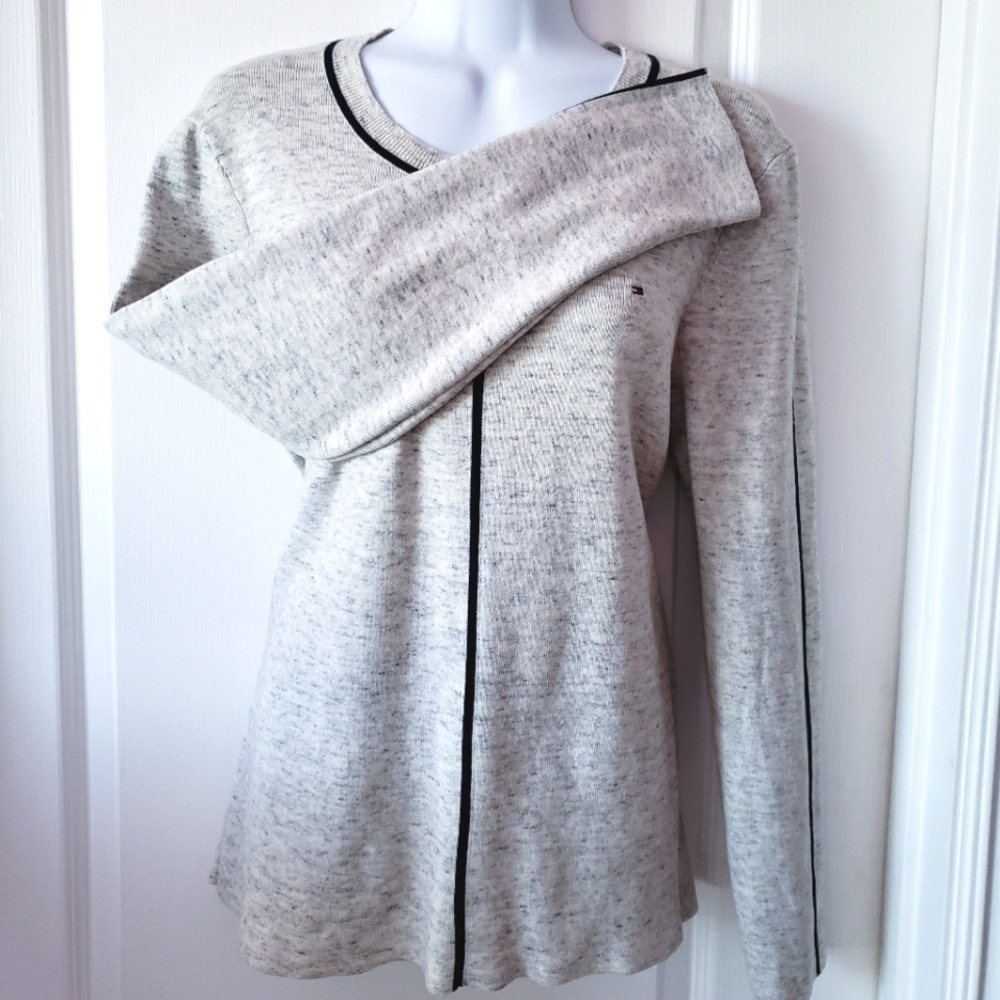 Tommy Hilfiger Crewneck Sweater Heather Gray Size Extra Large